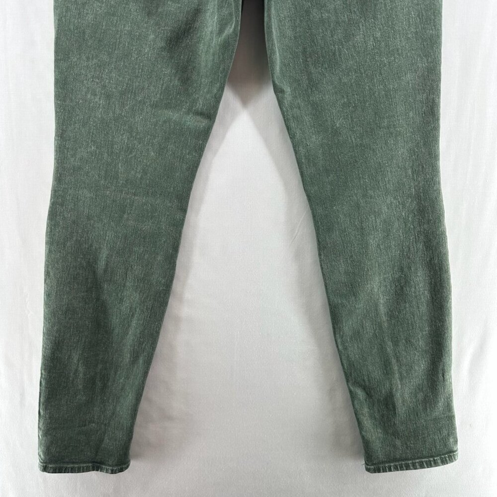 Universal Thread Jeans Womens 4/27R High Rise Skinny Stretch Denim Washed Green - Picture 6 of 12